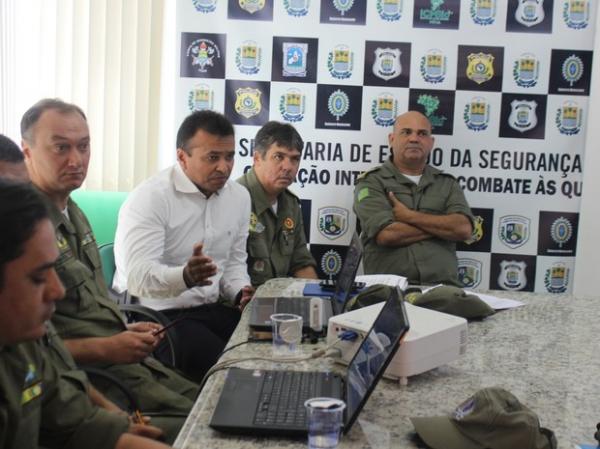 Secretaria de Segurança Pública divulgou o esquema de segurança.(Imagem:Juliana Barros/G1)