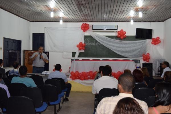 Pref. Gilberto Júnior empossa nova Gerência e Conselhos do Fundo Previdenciário Municipal.(Imagem:Waldemir Miranda)