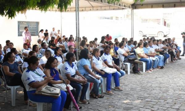 ACS recebem kit e incrementos para o desenvolvimento dos trabalhos em Floriano.(Imagem:Secom)