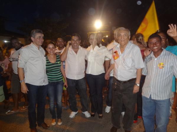 Gilberto Jr e Salomão Holanda agradecem a vitória em Floriano.(Imagem:FlorianoNews)