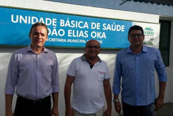 Vereadores visitam Unidades Básicas de Saúde de Floriano e identificam problemas.(Imagem:Assessoria)