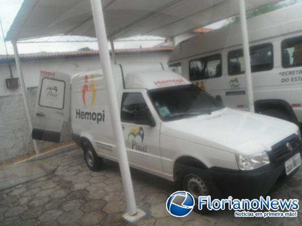 Hemocentro Regional de Floriano recebe novo veículo.(Imagem:FlorianoNews)