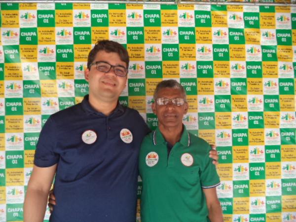 Chico Lucas (à esquerda) e Astrobaldo Costa (à direita).(Imagem:FlorianoNews)