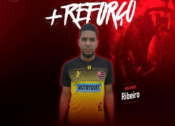 Volante Ribeiro é anunciado como novo reforço do Flamengo-PI.(Imagem:Divulgação)