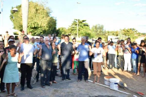 Lançada pedra fundamental para construção de igreja no Alto da Cruz.(Imagem:SECOM)