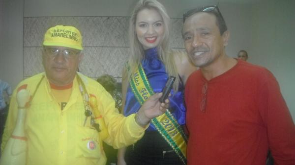 Prefeito Gilberto Júnior recebeu a visita da Miss Floriano.(Imagem:FlorianoNews)