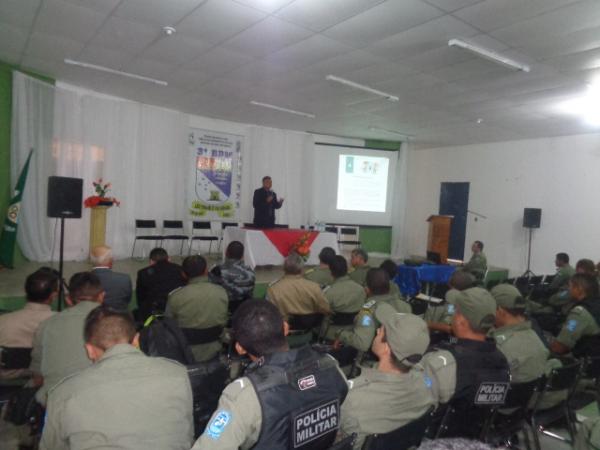 Policiais do 3º Batalhão participaram de reunião com Juiz Eleitoral.(Imagem:FlorianoNews)
