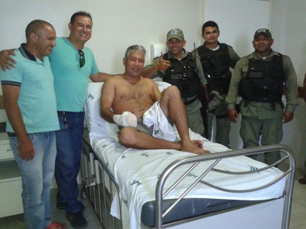PM ferido após explosão de bomba poderá ter dedos reimplantados.(Imagem:Cidadeverde.com)
