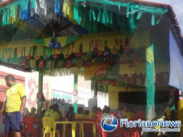 Torcidas de Floriano e Barão de Grajaú comemoraram vitória sofrida do Brasil contra o Chile. (Imagem:FlorianoNews)