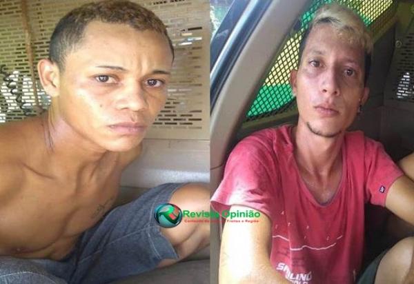 Dupla é presa após invadir residência e agredir idoso no PI.(Imagem:Revista Opinião)