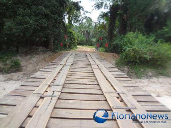 Inaugurada ponte na zona rural de Barão de Grajaú.(Imagem:FN)