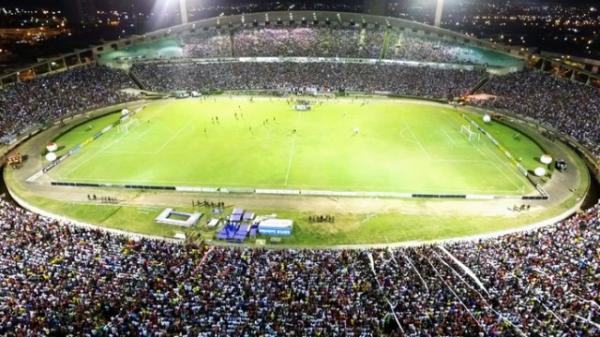 Estádio Albertão na final da Série D.(Imagem:Magno Bonfim/Drone/TV Clube)