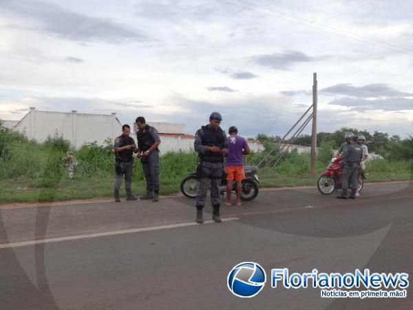 Polícia Militar realizou blitz repressiva em Barão de Grajaú.(Imagem:FlorianoNews)