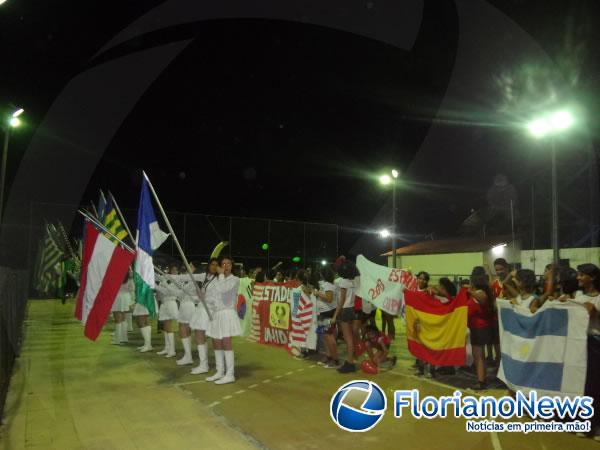 Realizada abertura dos jogos interclasses da Escola Pequeno Príncipe.(Imagem:FlorianoNews)