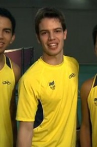 Lucas Alves, em 2012, no Centro de Treinamento da Confederação Brasileira de Badminton, em Campinas.(Imagem:Reprodução/SporTV)