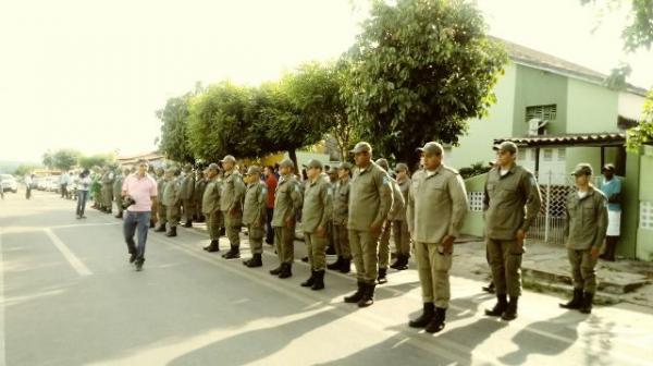 Major Inaldo Barros é empossado como Comandante do 3° BPM de Floriano.(Imagem:FlorianoNews)