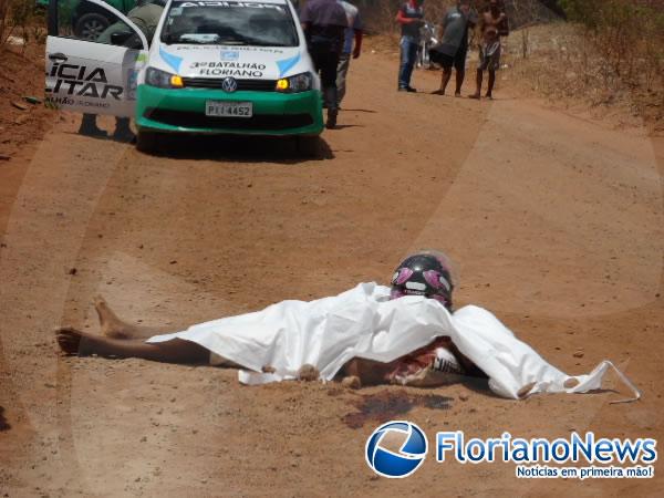 Homem é assassinado em estrada vicinal de Floriano.(Imagem:FlorianoNews)