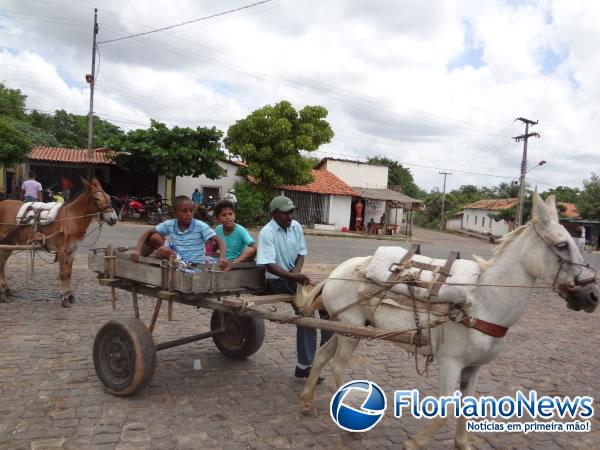 Festa dos Carroceiros atraiu dezenas de participantes em Nazaré do Piauí.(Imagem:FlorianoNews)