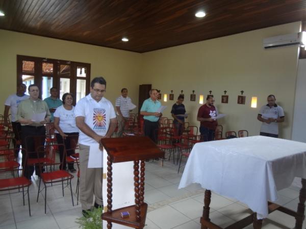 Padres participaram de encontro na Diocese de Floriano.(Imagem:FlorianoNews)