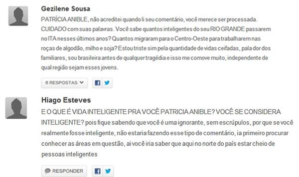 Internautas demonstram preconceito contra nordestinos em comentários sobre tragédia em Santa Maria(Imagem:Divulgação)