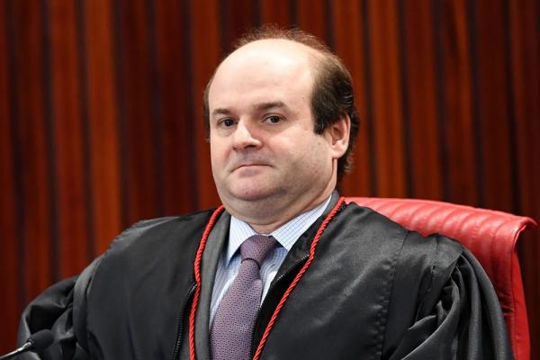 O ministro Tarcisio Vieira de Carvalho Neto, durante julgamento no TSE em junho.(Imagem:Evaristo Sa/AFP)