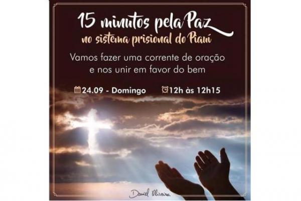 Secretário Daniel Oliveira pede orações pela paz no sistema prisional do Piauí.(Imagem:Reprodução)