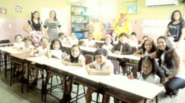 Educação infantil e 1° ano participam do primeiro dia de aula na Escola Pequeno Príncipe.(Imagem:FlorianoNews)