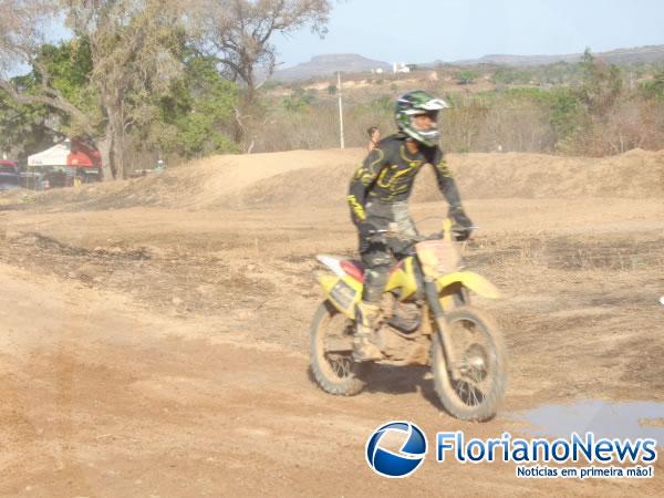 Amantes da velocidade participaram de prova de Motocross em Guadalupe.(Imagem:FlorianoNews)