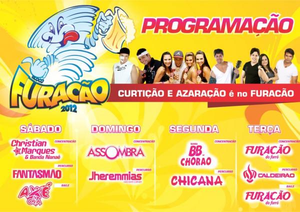 PROGRAMAÇÃO OFICIAL (Imagem:Divulgação)