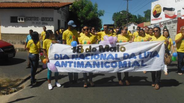 CAPS comemora o Dia Nacional de Luta Antimanicomial em Floriano.(Imagem:FlorianoNews)