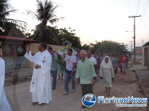 Procissão e missa encerraram o festejo de Nossa Senhora das Mercês em Floriano.(Imagem:FlorianoNews)