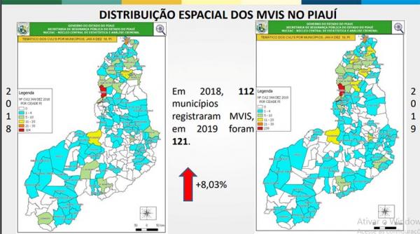 No Piauí, 51% das mortes violentas se concentram em 18 municípios(Imagem:Divulgação)