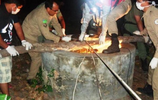 Cadáver em estado de decomposição é encontrado dentro de um poço em Jerumenha.(Imagem:180 Graus)