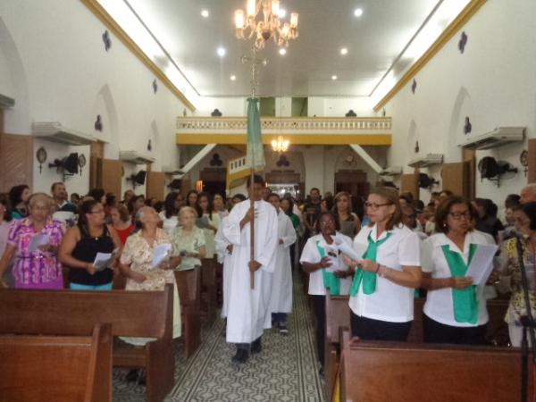 Fieis participam da última missa de Dom Valdemir na Catedral São Pedro de Alcântara.(Imagem:FlorianoNews)