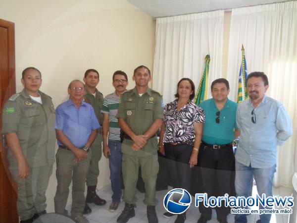 Entidades de classe se reúnem com a PM para debater segurança pública em Floriano.(Imagem:FlorianoNews)