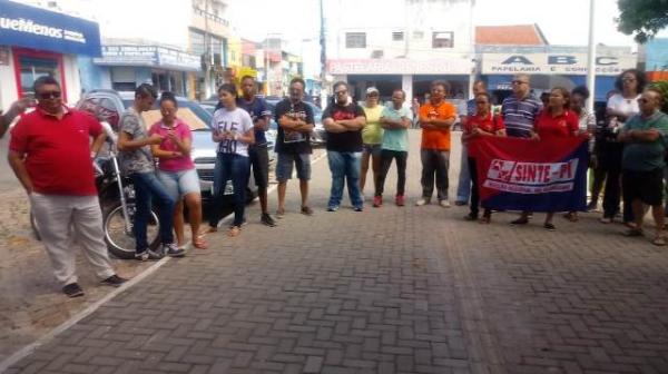 Trabalhadores deflagram greve geral em Floriano.(Imagem:FlorianoNews)