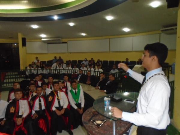 Câmara de Floriano homenageia Ordem DeMolay.(Imagem:FlorianoNews)