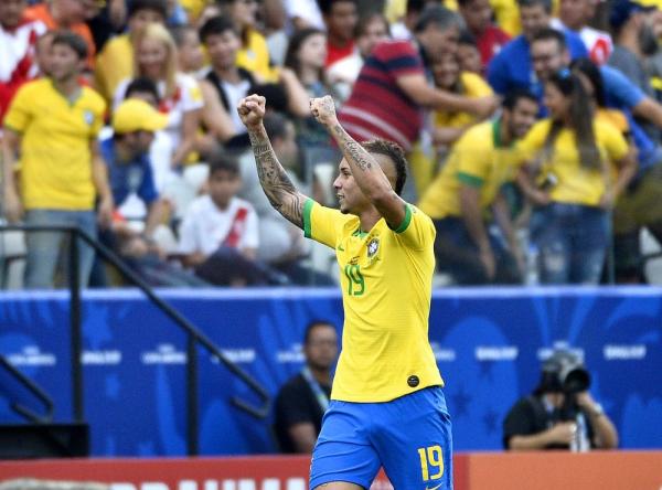 Everton ganhou muitos pontos na campanha vitoriosa da Copa América.(Imagem:Marcos Ribolli)