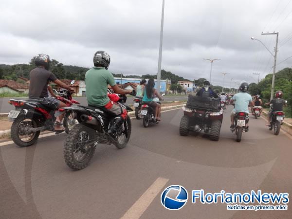 Mulheres participaram da 7ª edição do Rally do Batom de São João dos Patos.(Imagem:FlorianoNews)