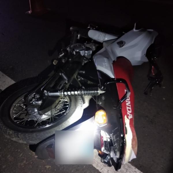 Motociclista morre após perder controle de motocicleta em Floriano.(Imagem:Divulgação / PRF)