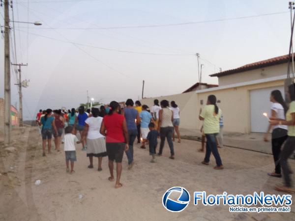 Procissão e missa encerraram o festejo de Nossa Senhora das Mercês em Floriano.(Imagem:FlorianoNews)