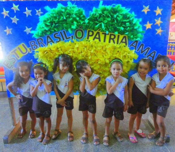 Atividades alusivas à Semana da Pátria iniciaram na Escola Pequeno Príncipe.(Imagem:EPP)