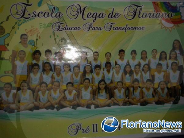 Realizada solenidade de formatura dos alunos do Pré-II da Escola Mega.(Imagem:FlorianoNews)