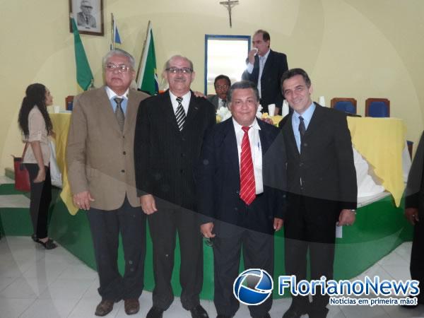 Ver. José Leão, Pr. Manoel Antônio de Freitas, Ver. Carlos Antônio e Prefeito Gilberto Júnior.(Imagem:Florianonews)