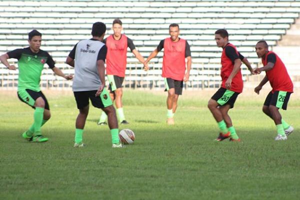 Preparação física sem lesões é comemorada no Flamengo-PI.(Imagem:Érica Paz)