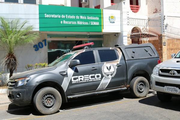 Greco cumpriu mandados na Semar, em Teresina.(Imagem:Lucas Barbosa/G1)