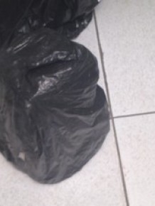 Suspeito utilizou pedra de 20 quilos para matar travesti.(Imagem:Juliana Barros/G1)