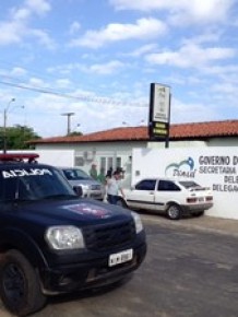 Delegacia de Homicídios de Teresina.(Imagem:Gil Oliveira/G1)