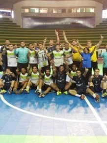 UFPI/Unidos sagrou-se campeão da Liga Nordeste Handebol.(Imagem:Reprodução/Facebook)