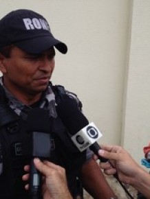 Capitão Fábio Abreu fala sobre prisão da idosa.(Imagem:Gilcilene Araújo/G1)